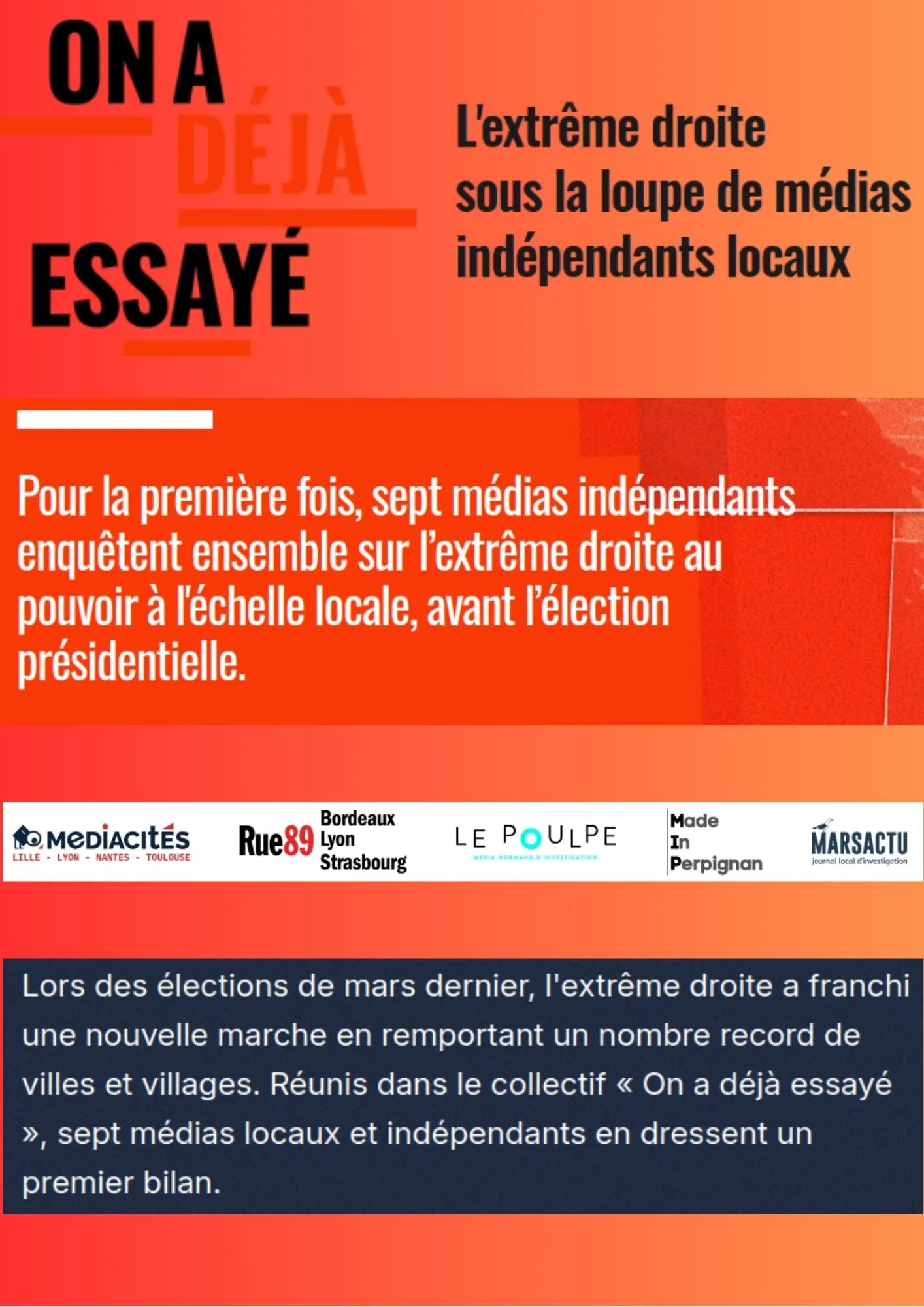 On a déjà essayé